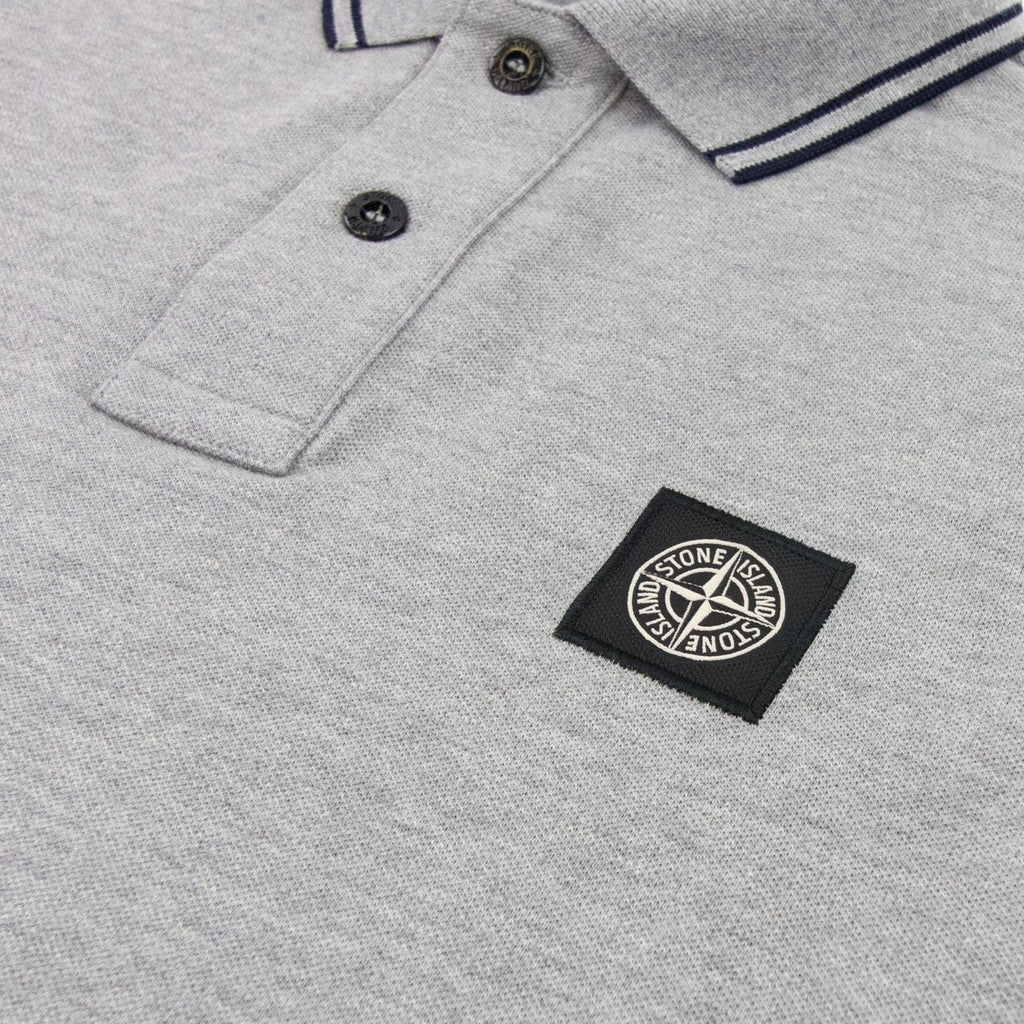 Stone Island Tip Polo Ss Light Grey V1064