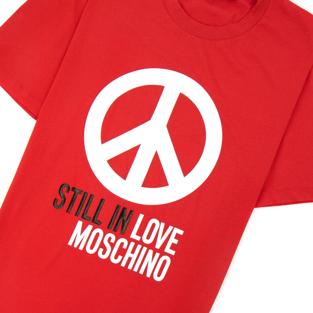 Love Moschino Still In Love T/s Red