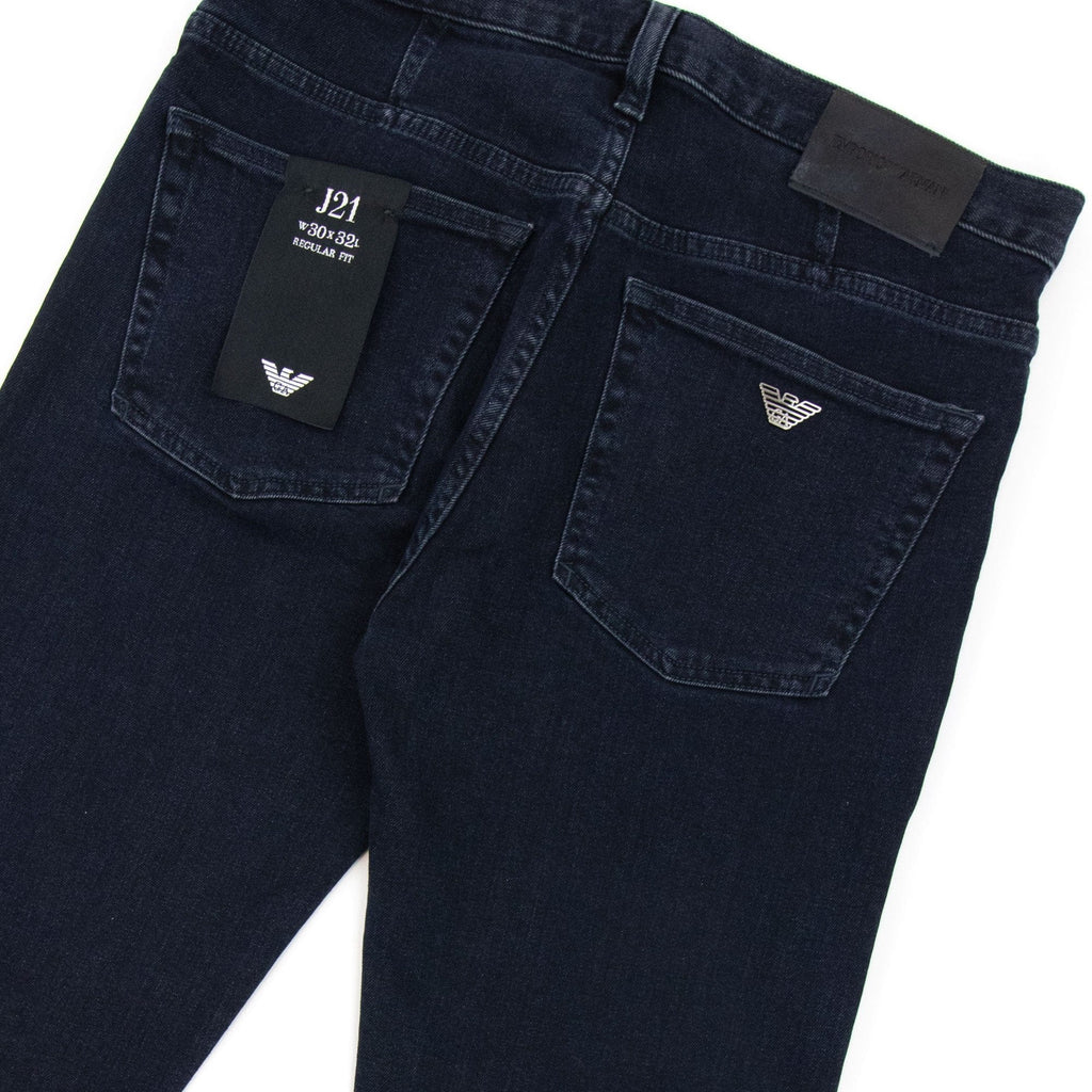 Emporio Armani J21 Regular Fit Jeans Denim Blue 0942