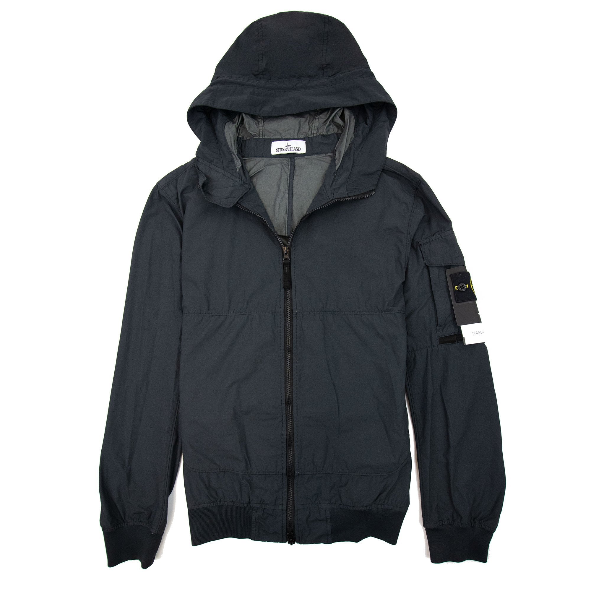 Stone Island 40632 Naslan Light Watro Garment Dyed Black V0029