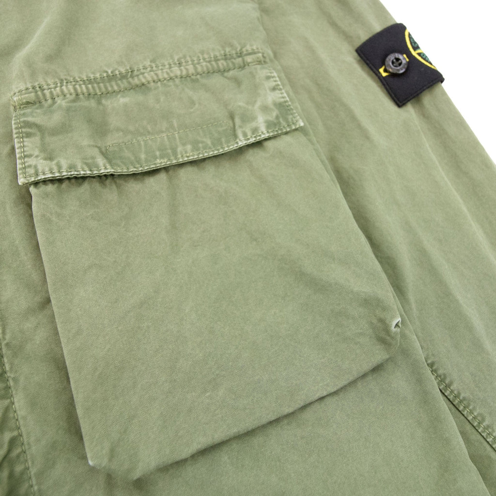 Stone Island 114wn Old Treatment Shirt Green V0058