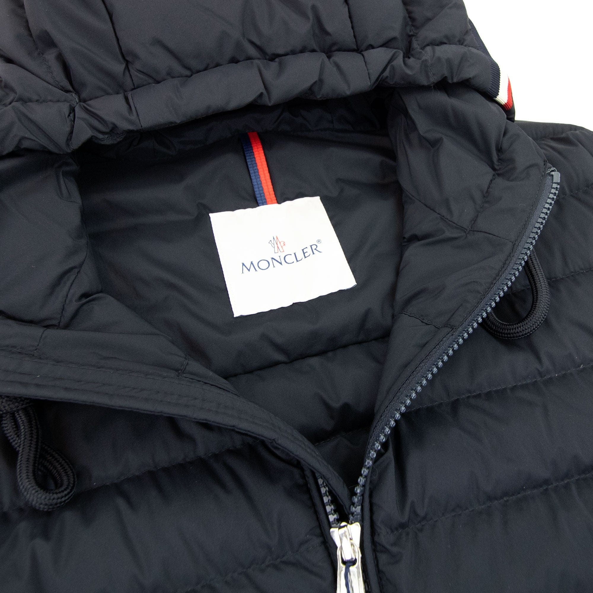 Moncler Eus Short Down Jacket Navy