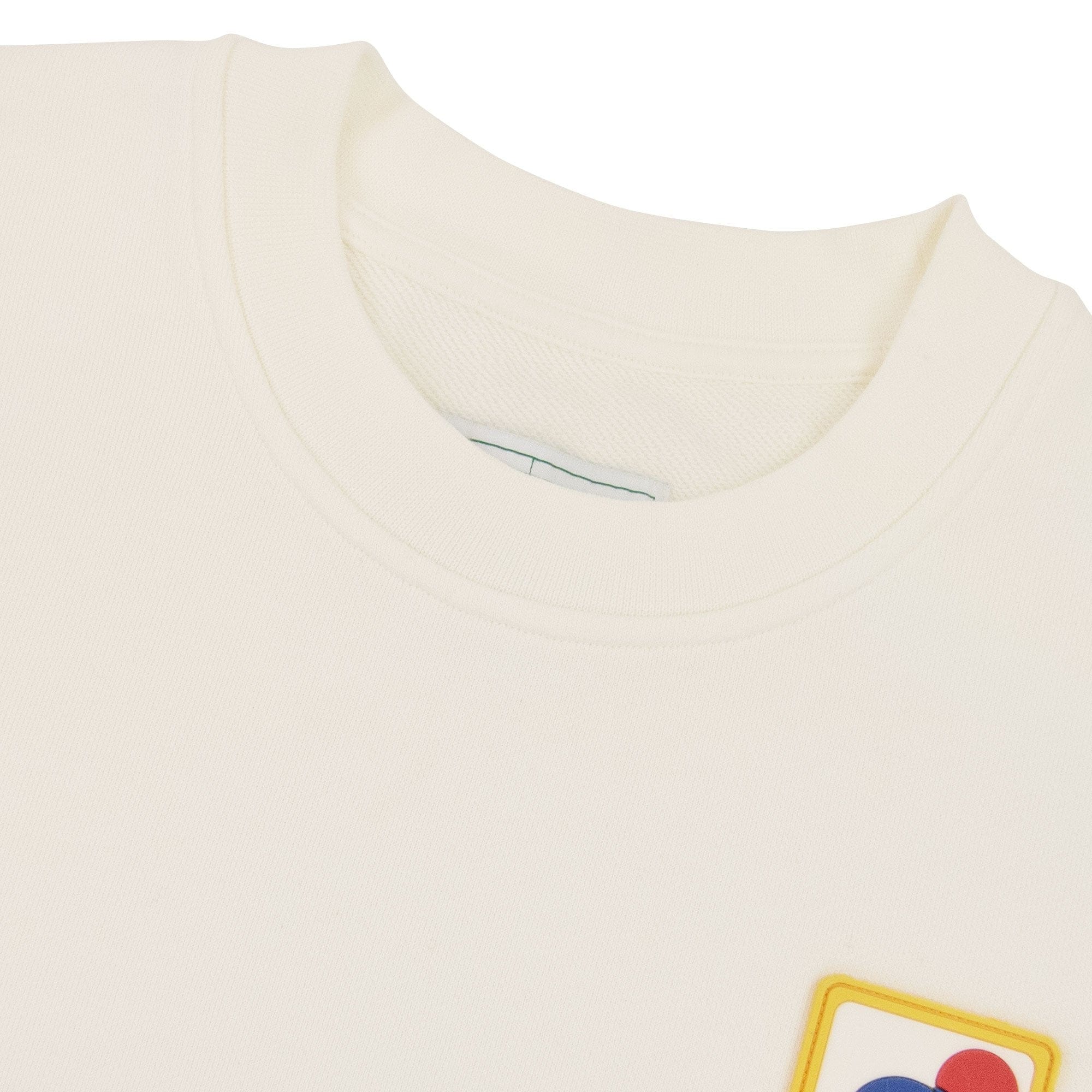 Casablanca Wave Patch Sweatshirt Off White