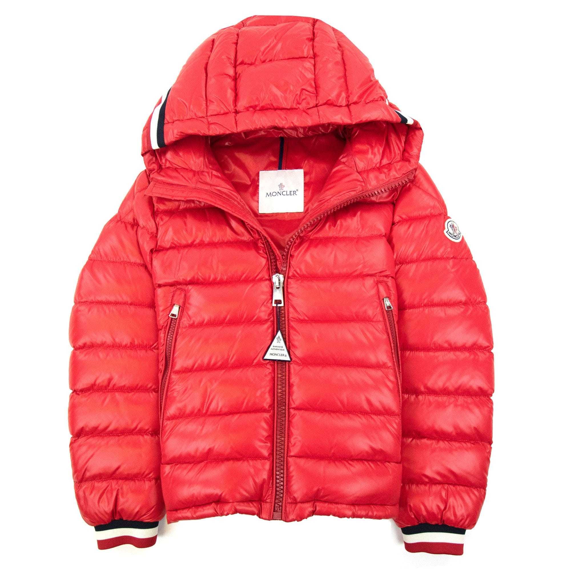 Moncler Junior Alberic Puffa Down Jacket Red 455