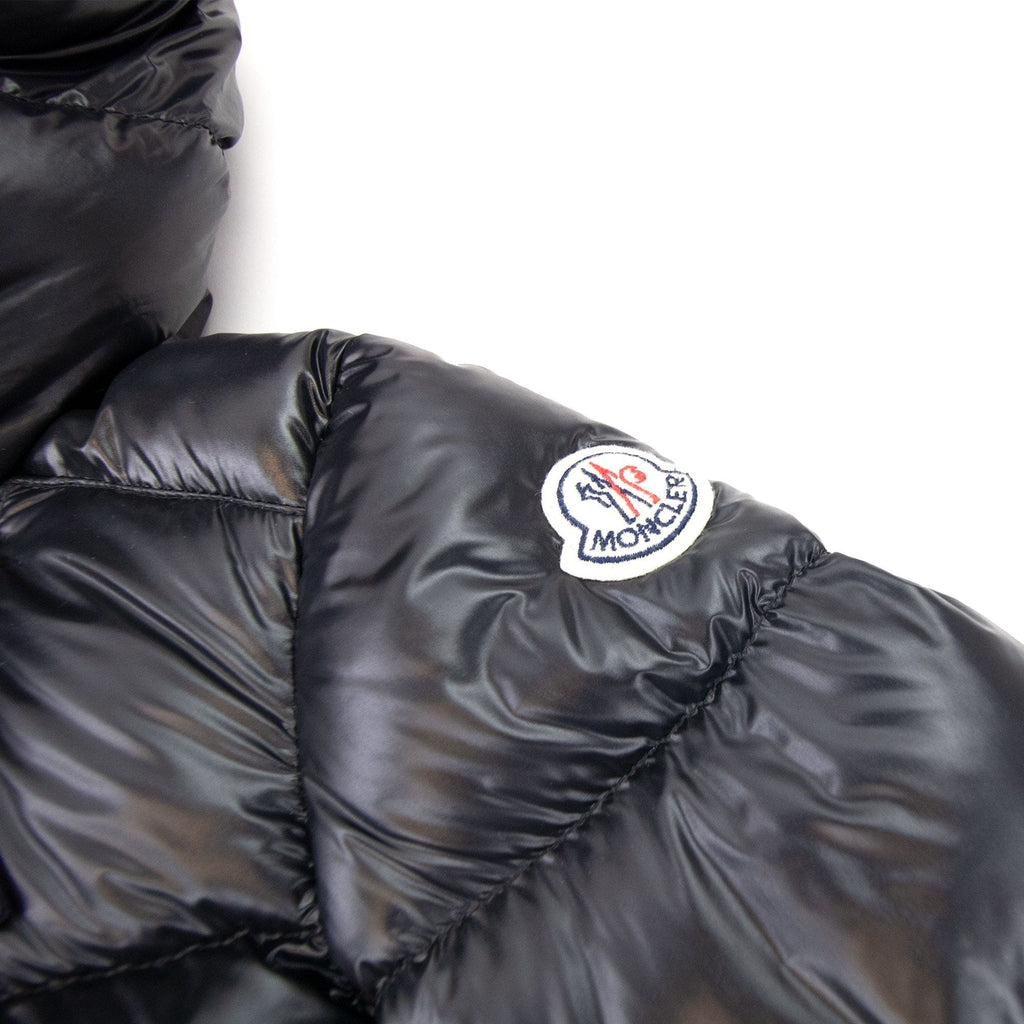Moncler Junior Gelinotte Padded Zip Up Jacket Black 999