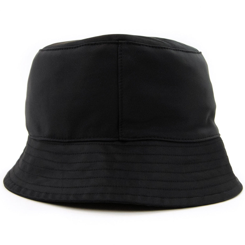 Moncler Logo Satin Bucket Hat Black 999