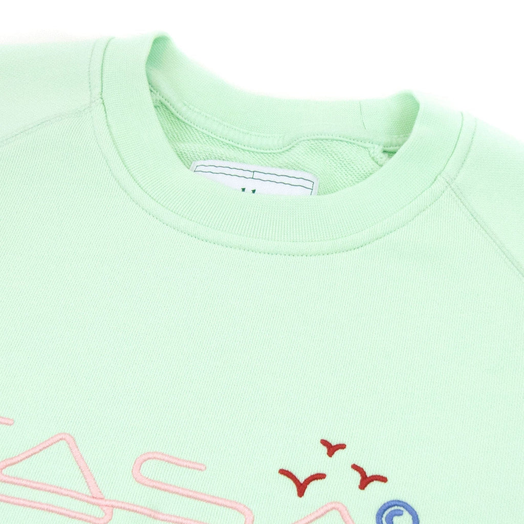 Casablanca Casa Embroidered Logo Sweatshirt Mint