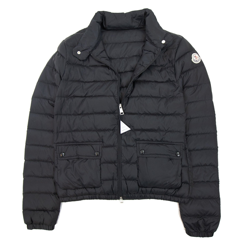 Moncler Lans Short Down Jacket Black