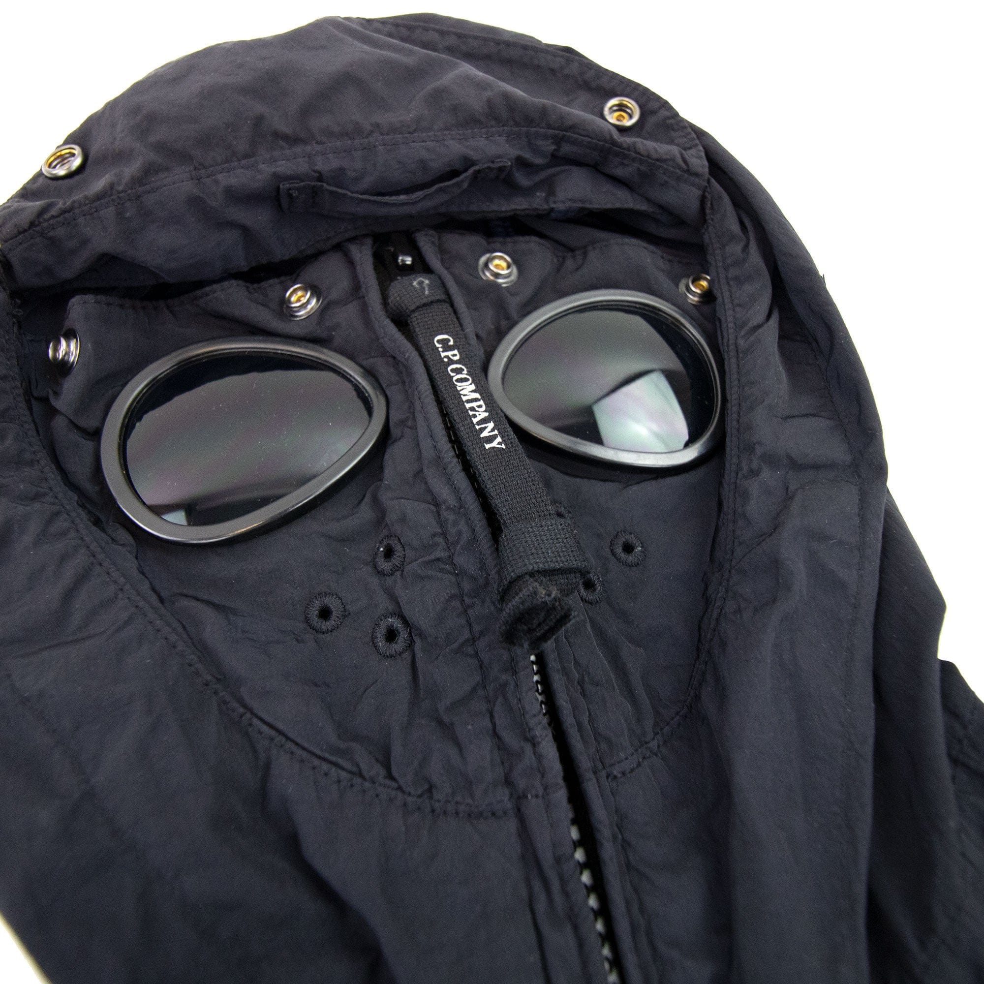 Cp Company Undersixteen Chrome Hoodied Goggle Jacket Navy 888