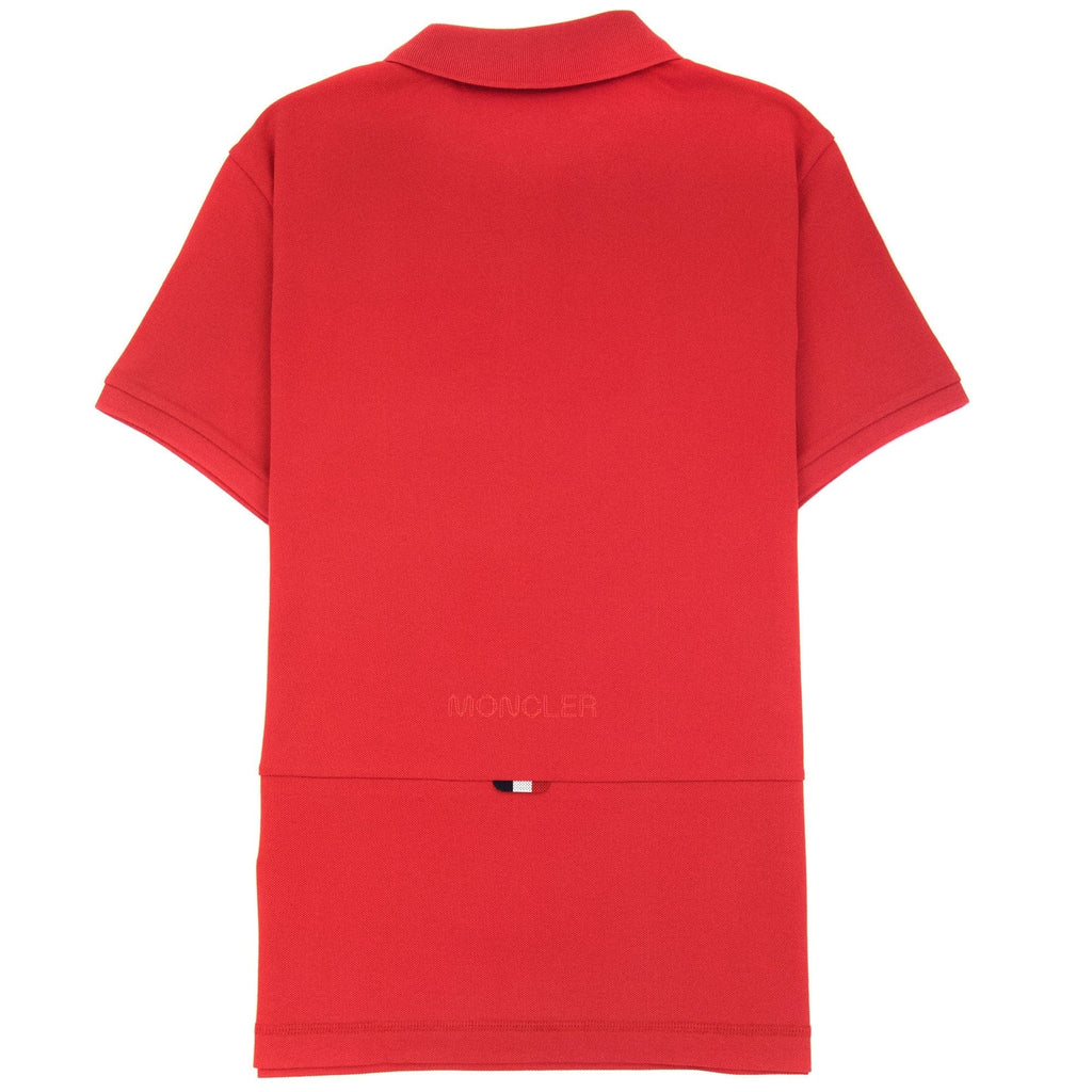 Moncler Logo Polo Shirt True Red 463