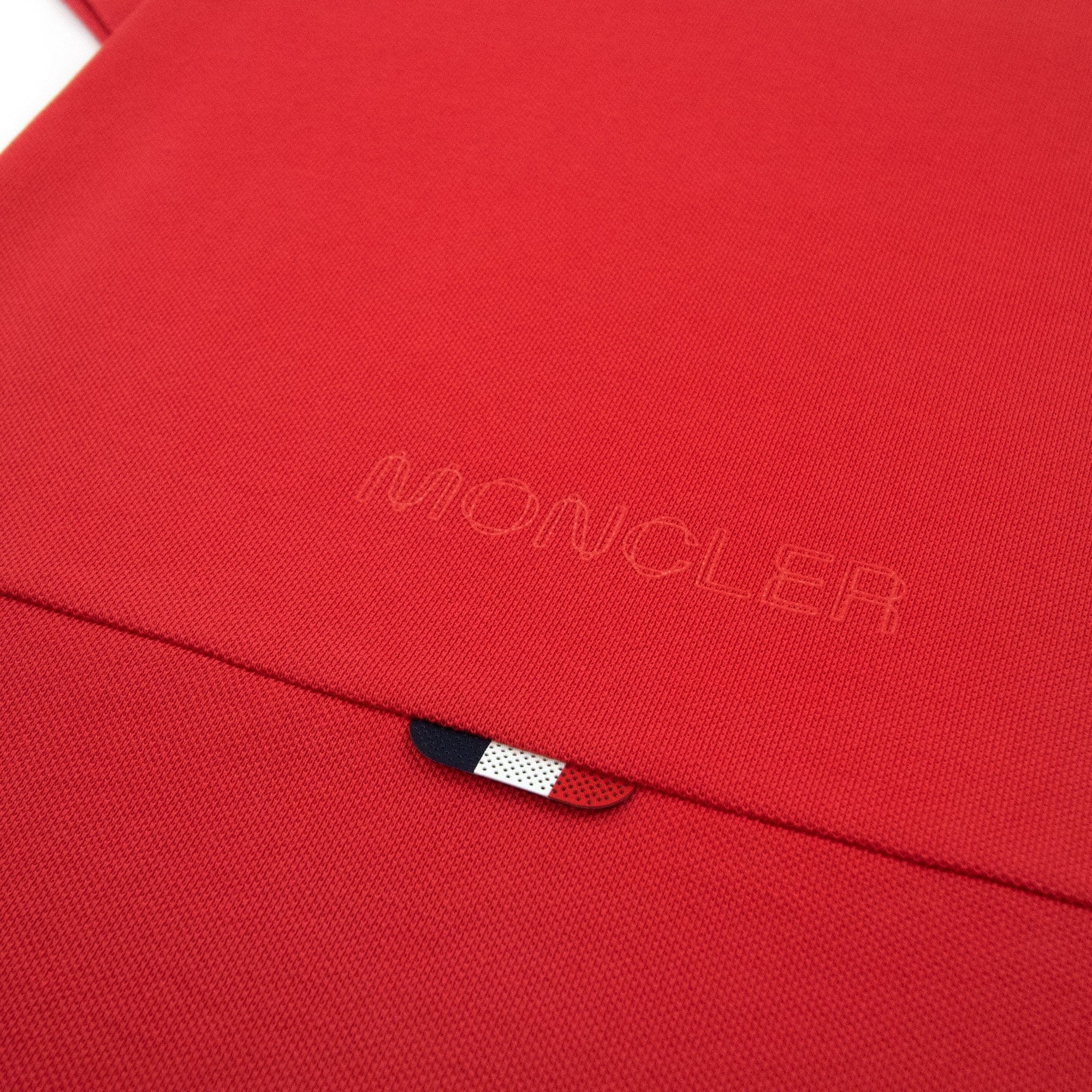 Moncler Logo Polo Shirt True Red 463