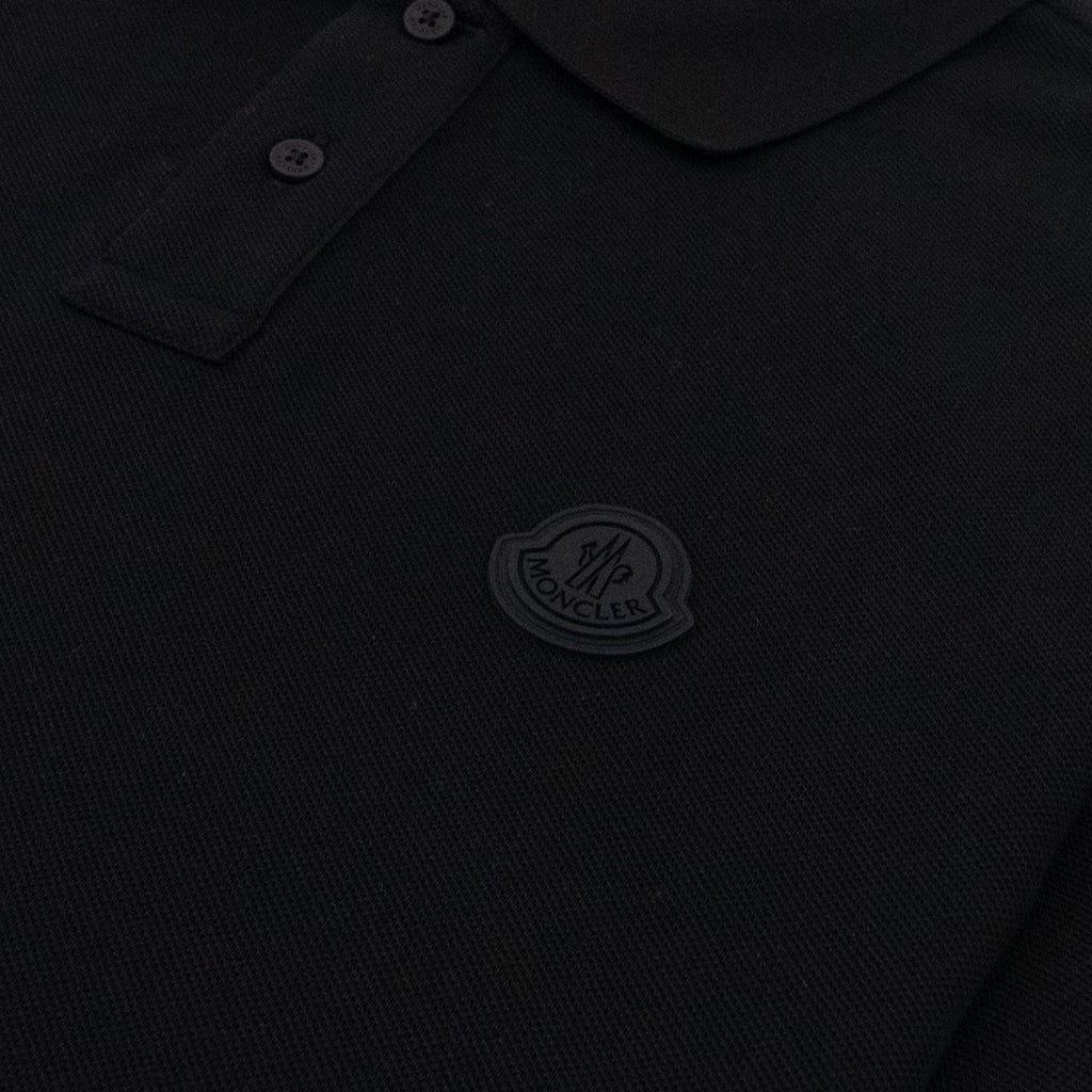 Moncler Logo Polo Shirt Black 999