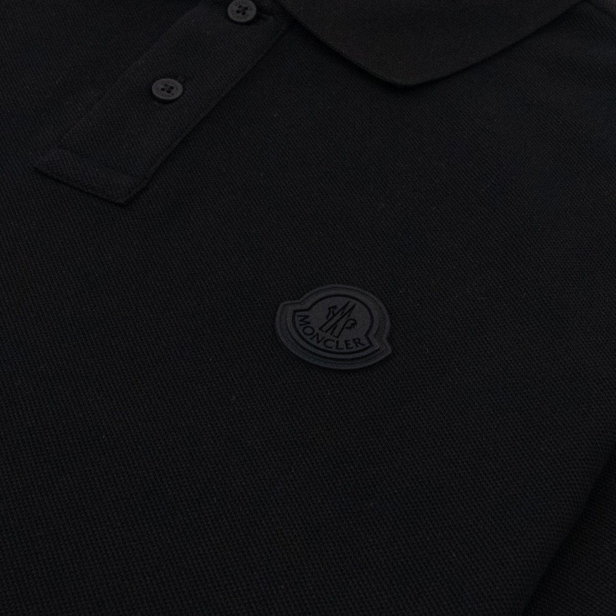Moncler Logo Polo Shirt Black 999