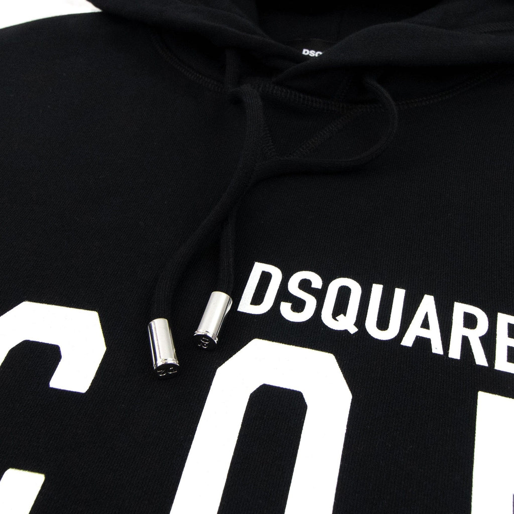 Dsquared2 D2 Icon Hoodie Black