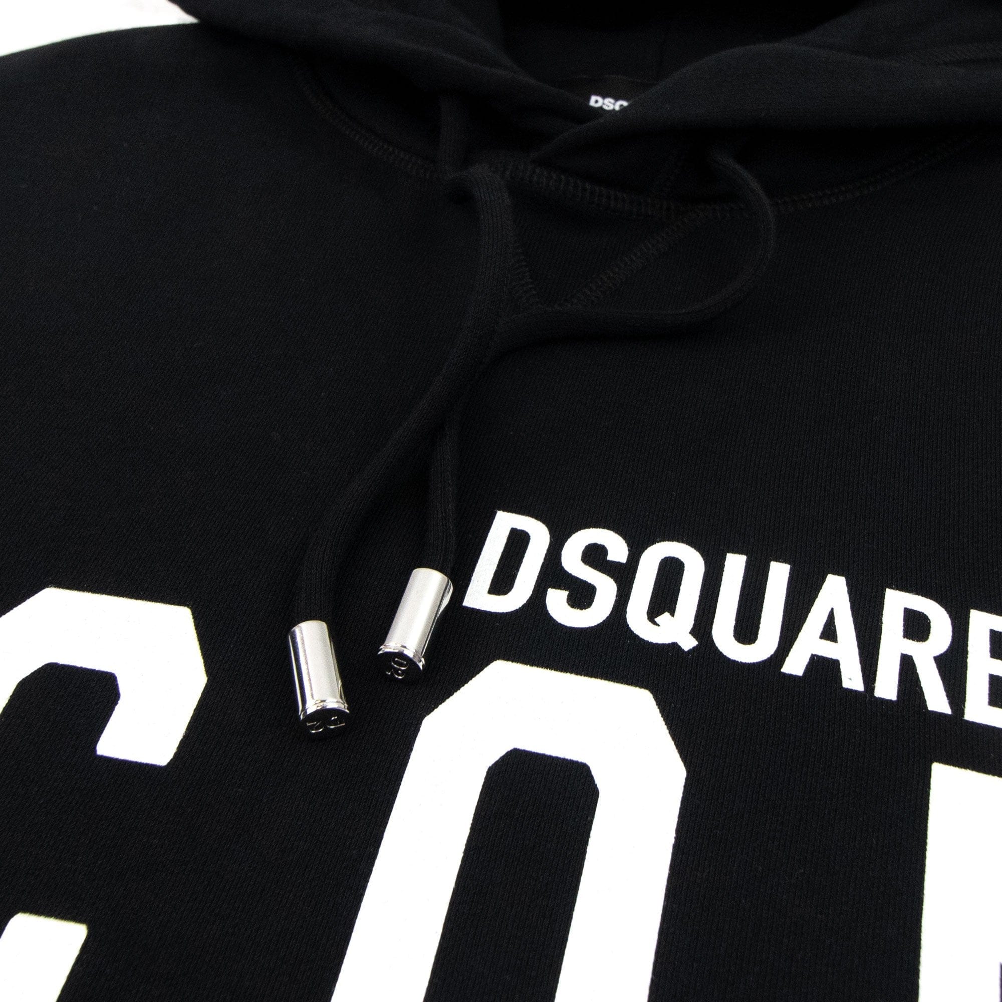 Dsquared2 D2 Icon Hoodie Black