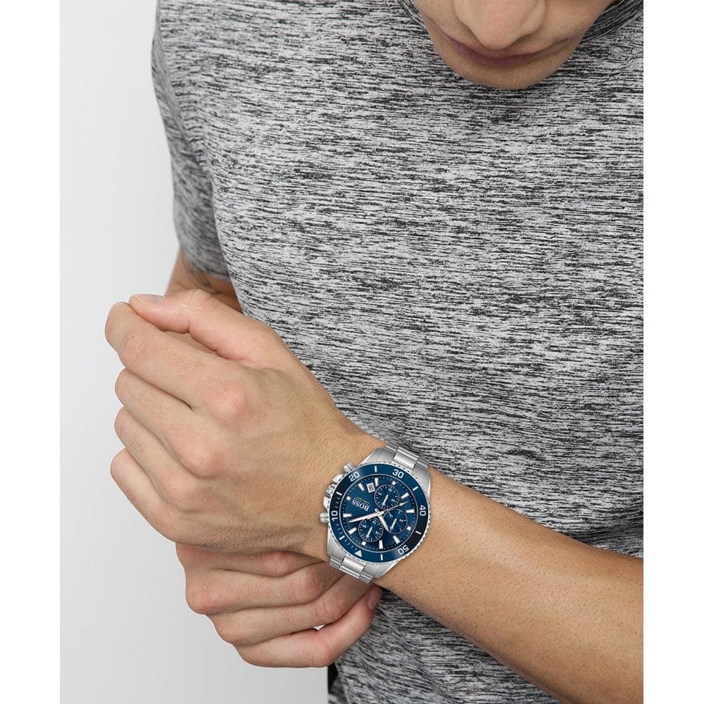 Hugo Boss Admiral Steel Watch Stainless Steel