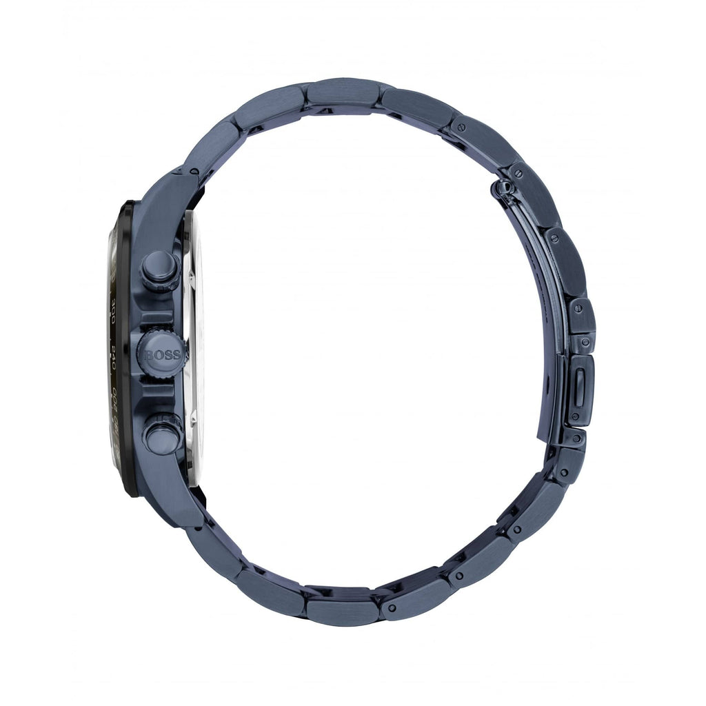 Hugo Boss Hero Blue Plated Steel Watch Blue