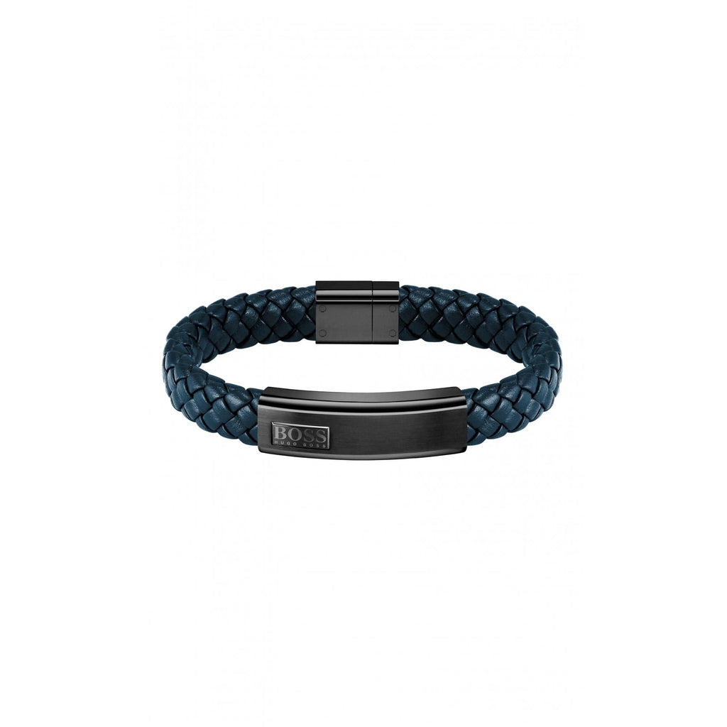 Hugo Boss Magnetic Twill Bracelet Navy