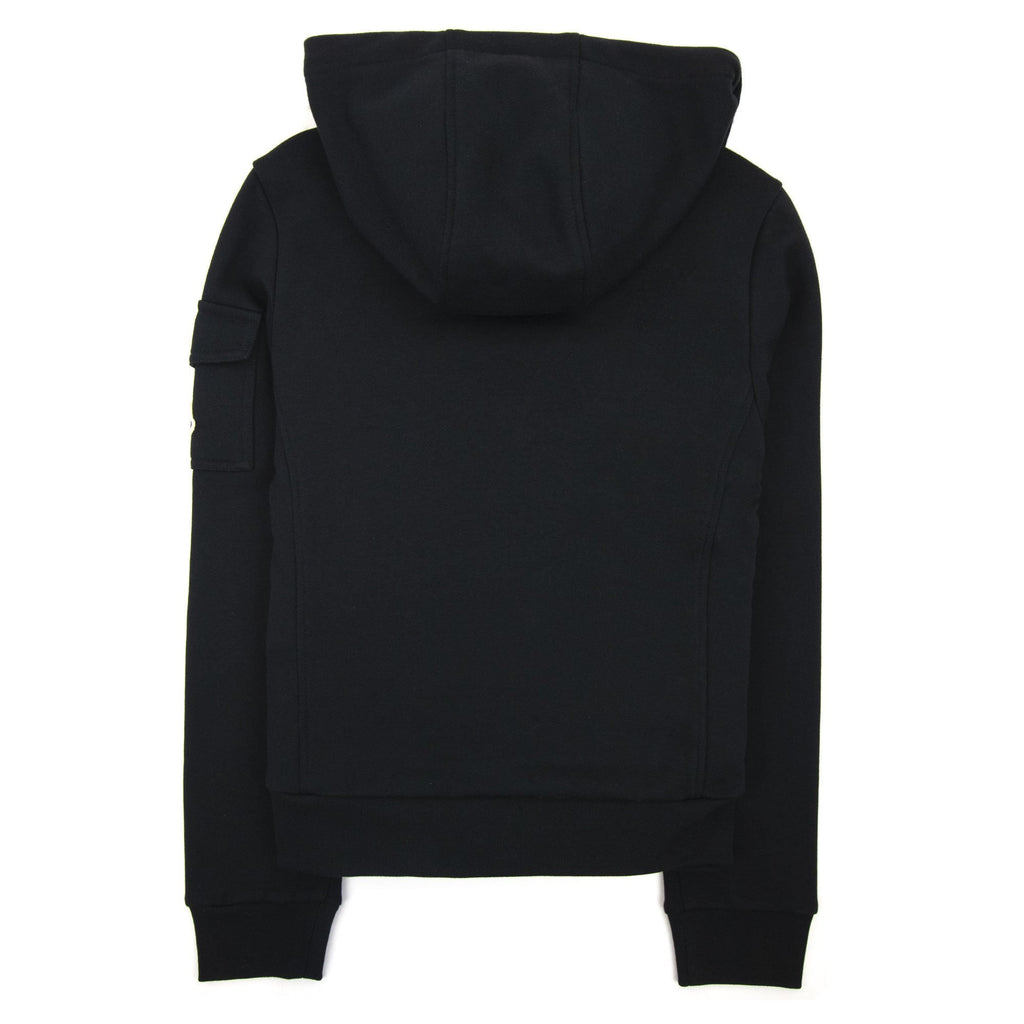 Moncler Women Maglia Hoodied Cardigan Black 999