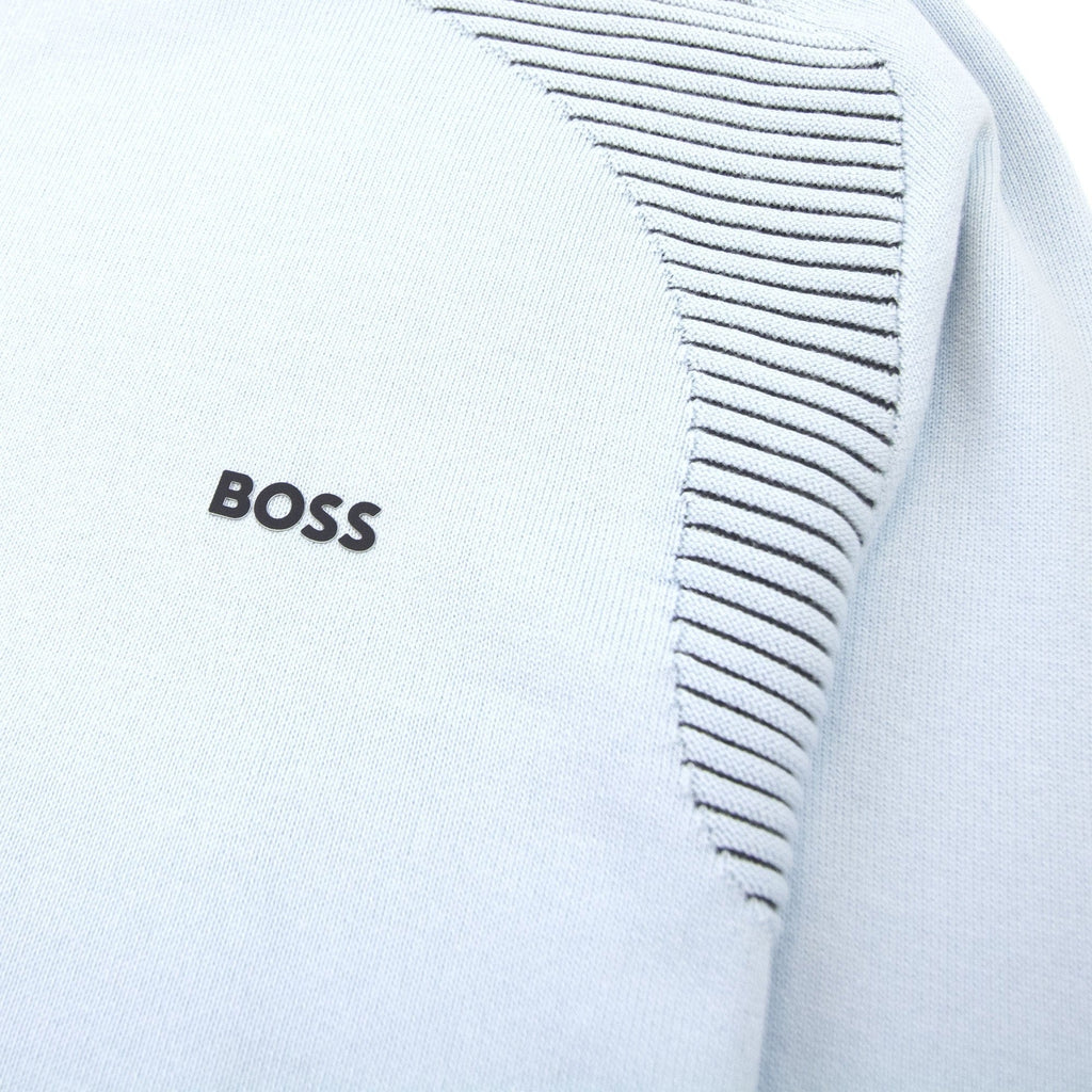 Hugo Boss Ramal Two Tone Stripes Sweater Light Blue 453