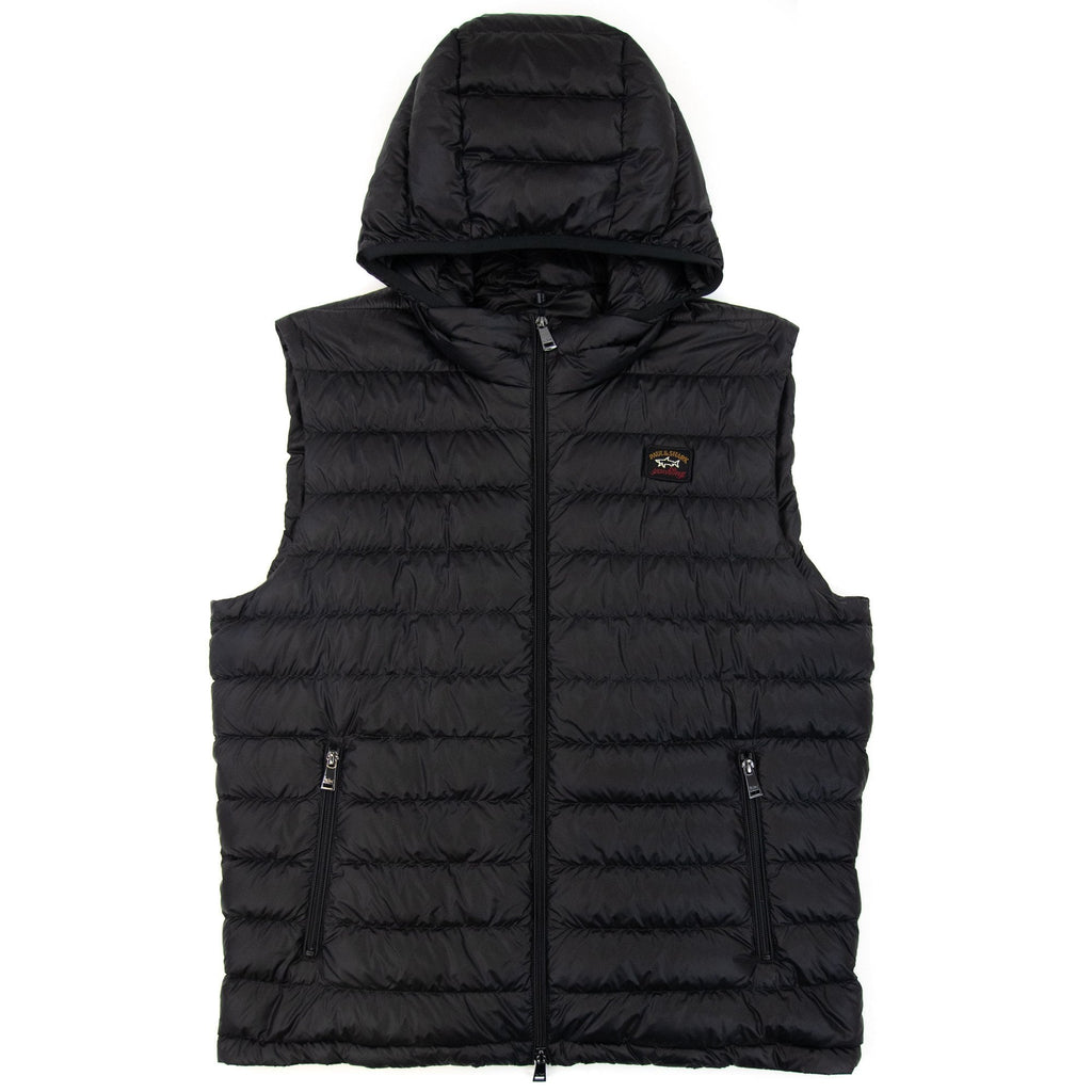 Paul And Shark Paul & Shark Woven Hooded Gilet Black