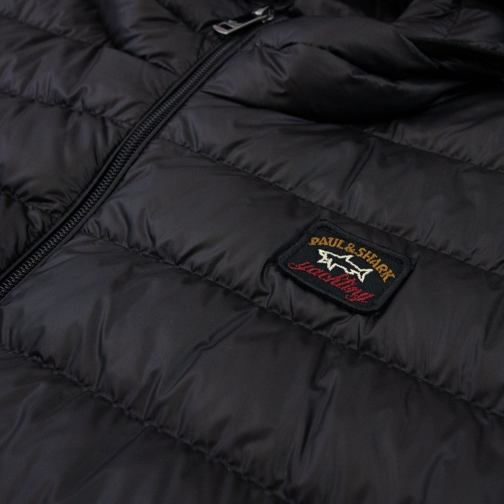 Paul And Shark Paul & Shark Woven Hooded Gilet Black