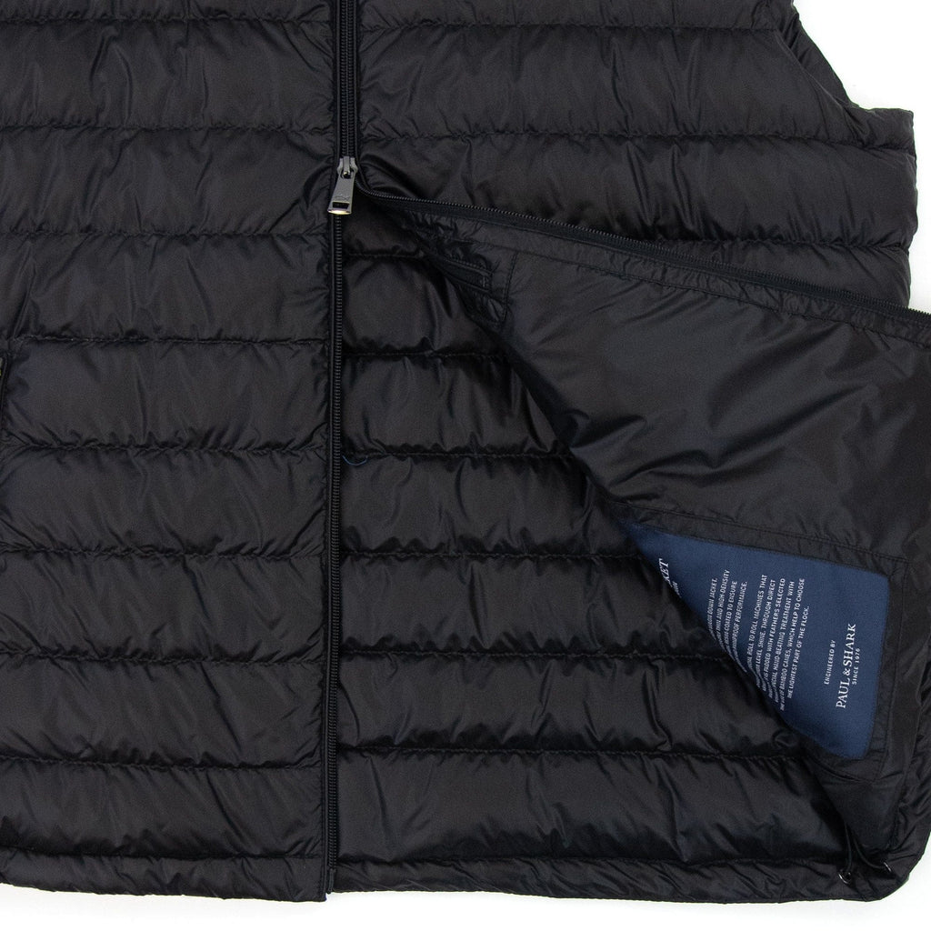 Paul And Shark Paul & Shark Woven Hooded Gilet Black