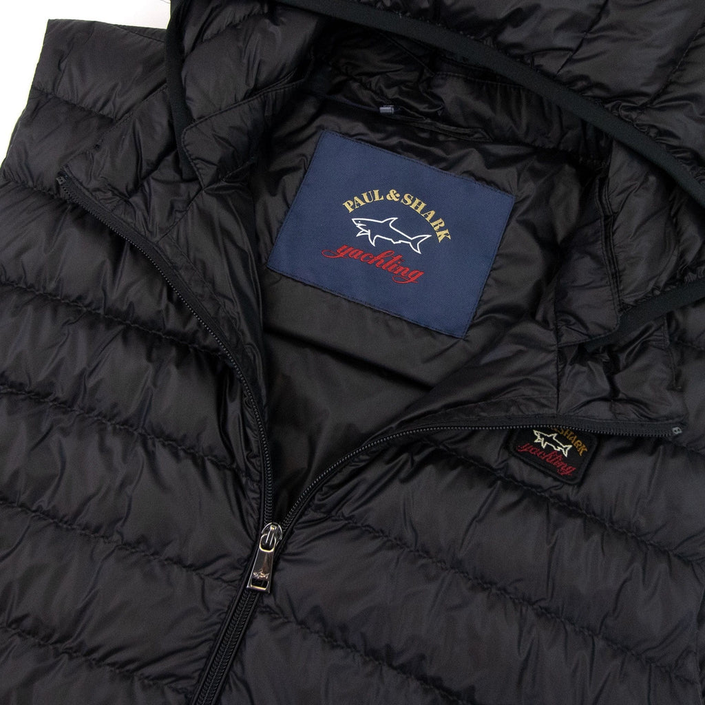 Paul And Shark Paul & Shark Woven Hooded Gilet Black