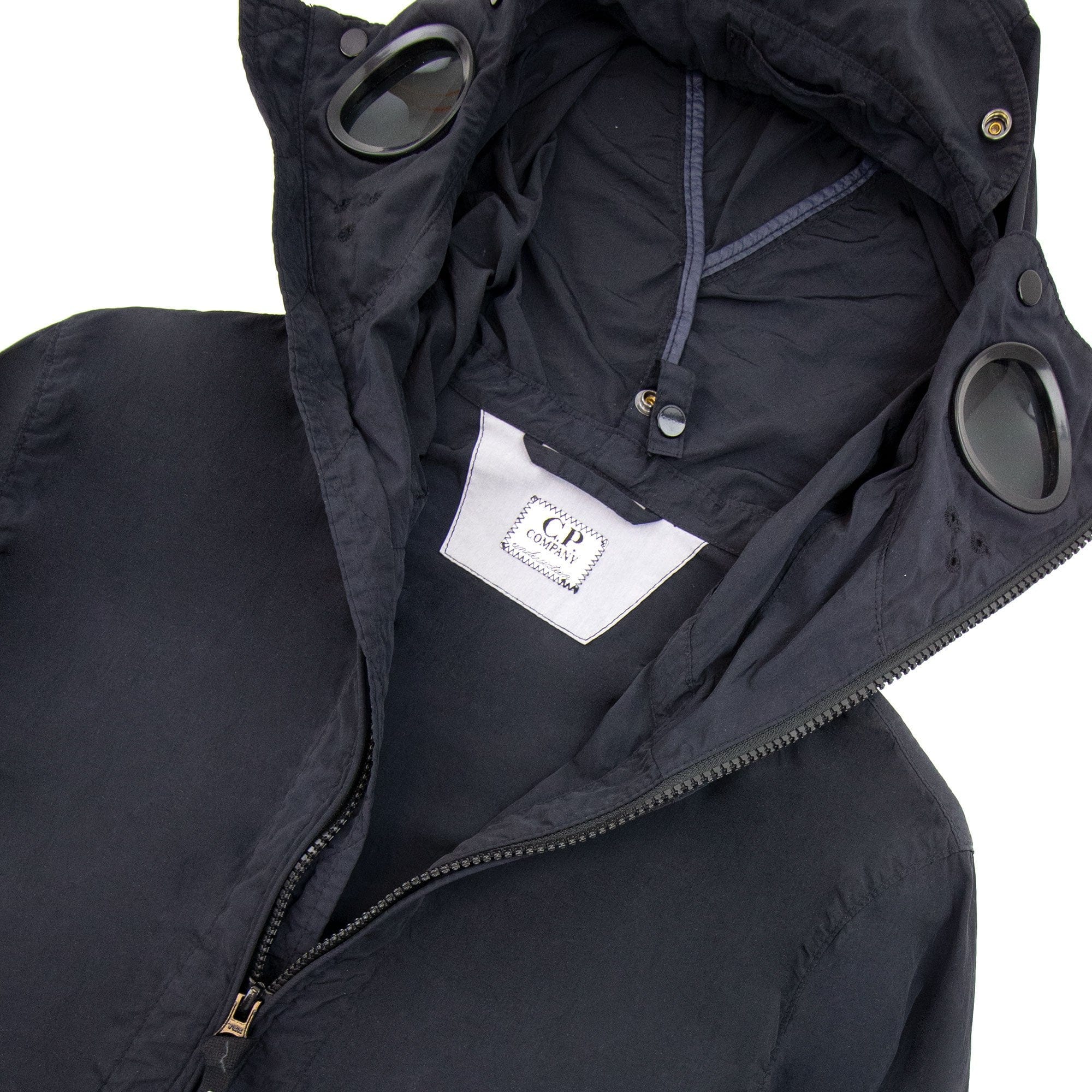 Cp Company Undersixteen Chrome Hoodied Goggle Jacket Navy 888