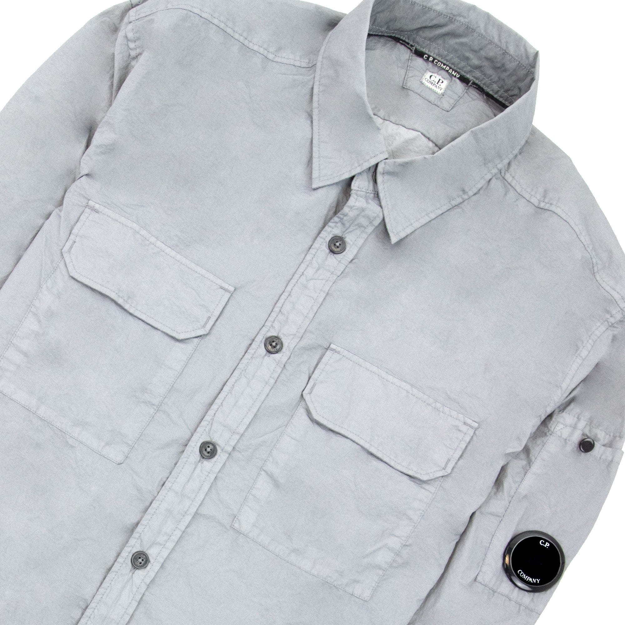 Cp Company Taylon L Nylon Overshirt Griffin Grey 937