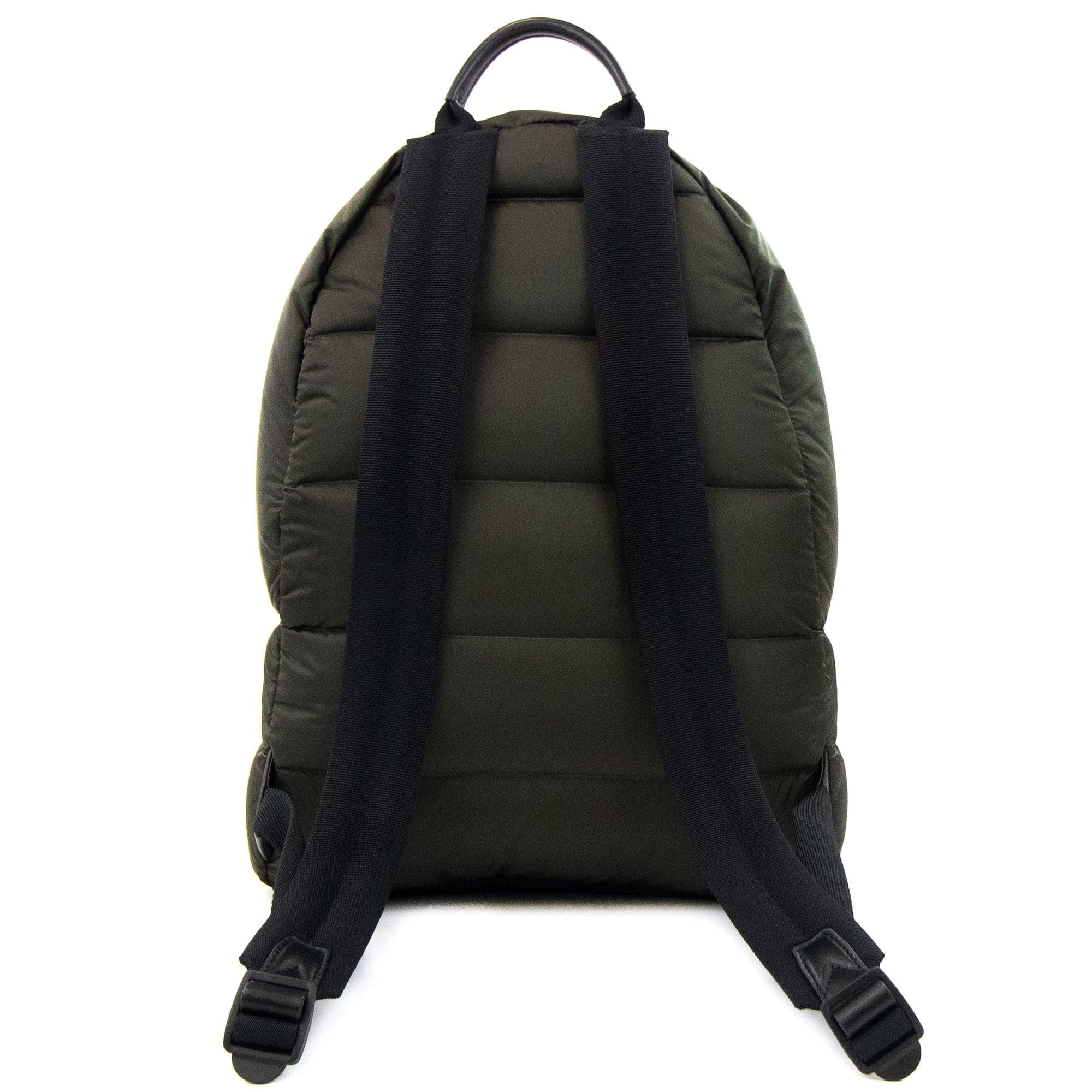 Moncler Legere Padded Backpack Khaki Green Orange 833