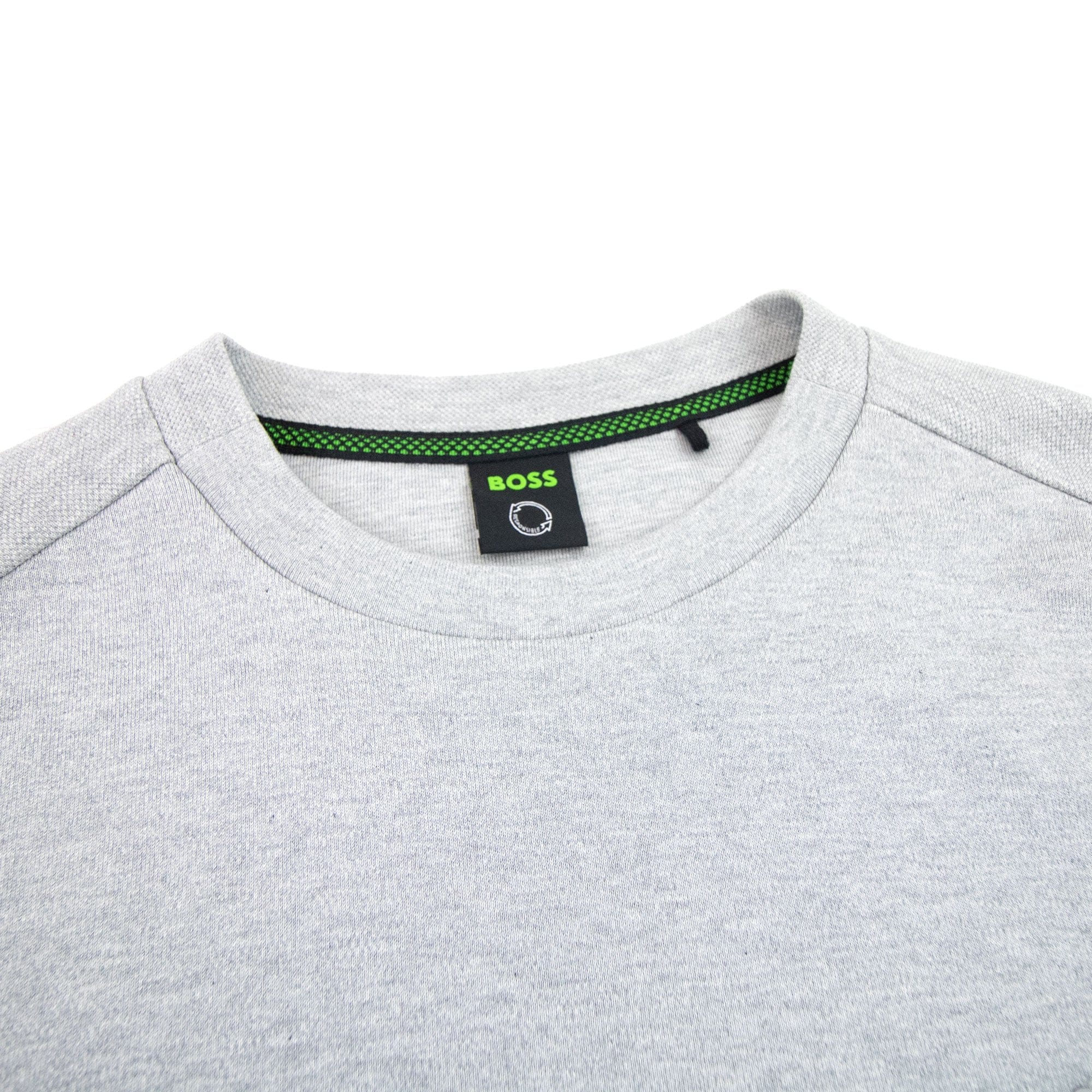 Hugo Boss Salbo Curved Logo Sweatshirt Grey 059