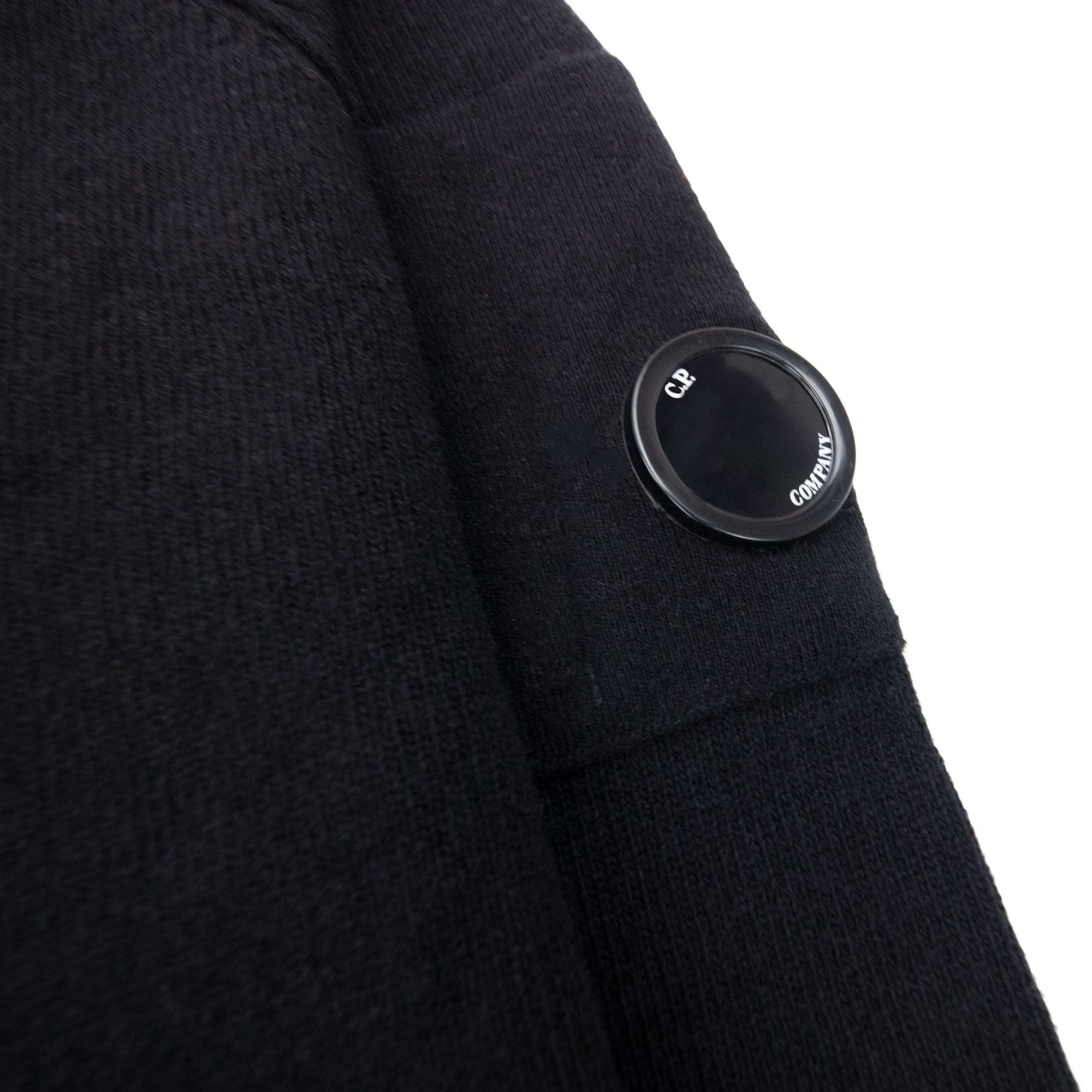 Cp Company Arm Lens Knitted Sweatshirt Black 999