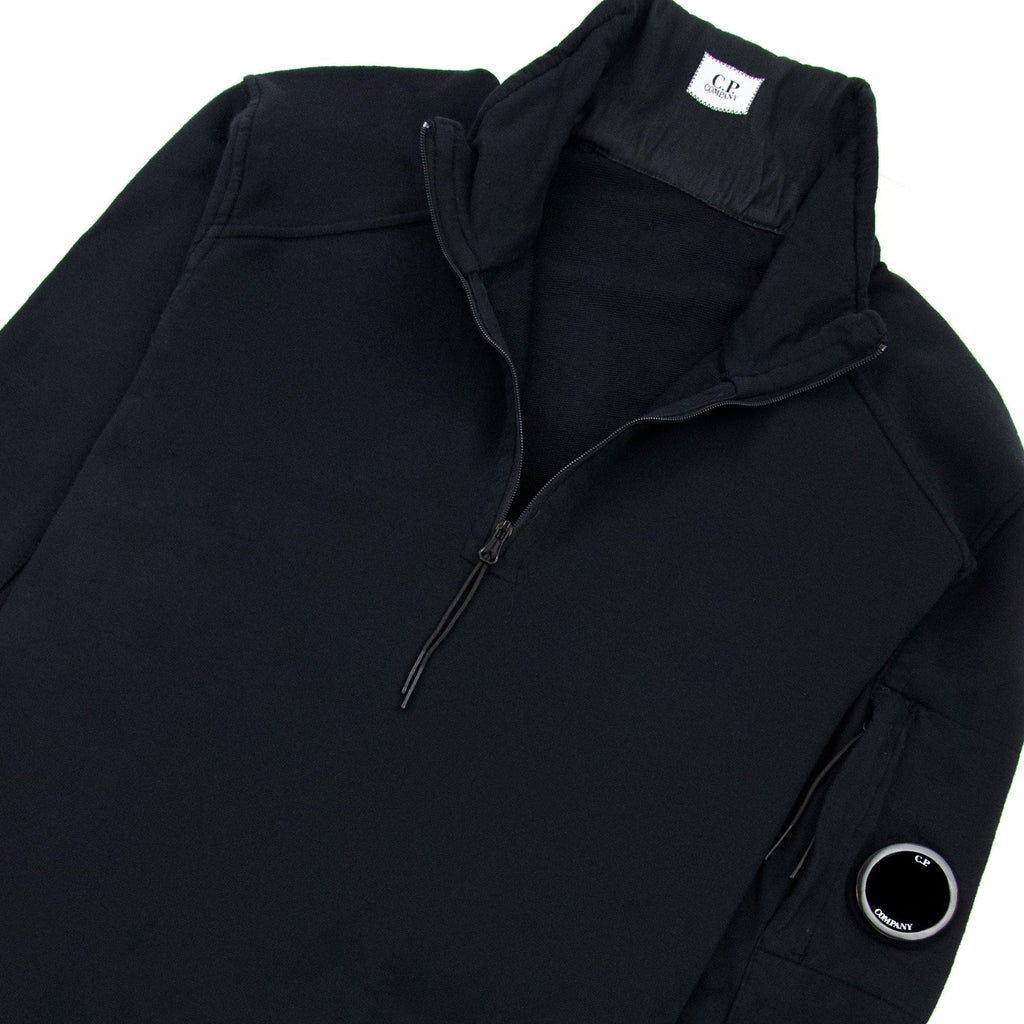 Cp Company Half Zip Arm Lens Sweatshirt Black 999