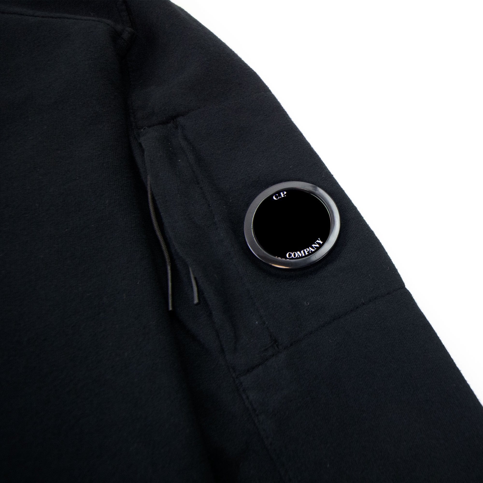 Cp Company Half Zip Arm Lens Sweatshirt Black 999