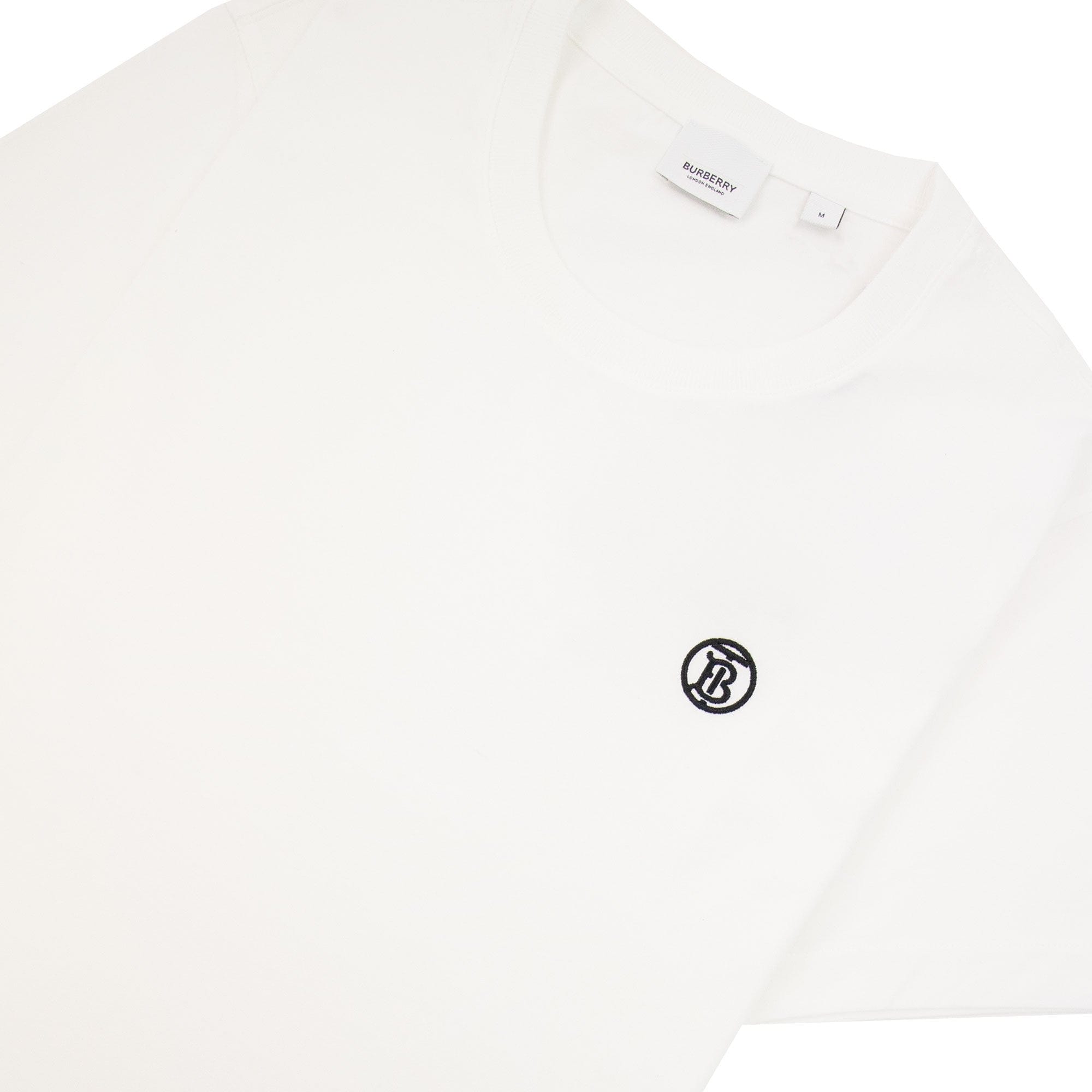 Burberry Monogram Motif Cotton T-shirt White