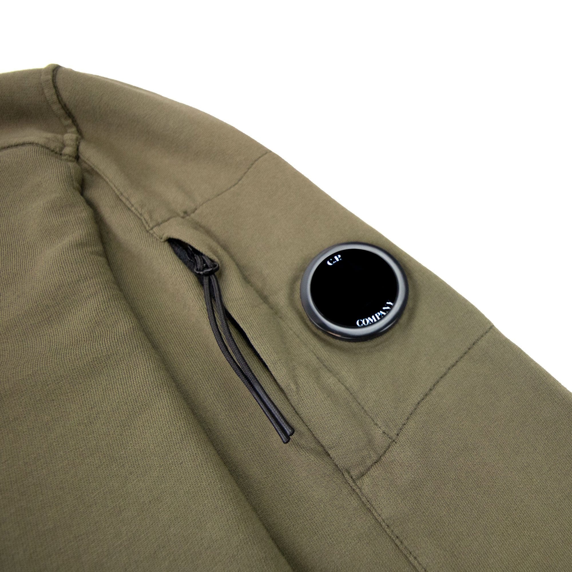 Cp Company Half Zip Arm Lens Sweatshirt Khaki 659