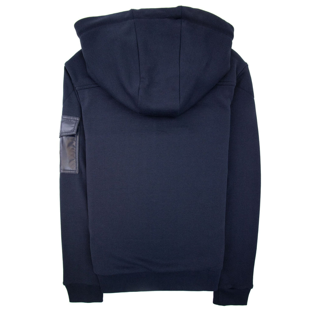 Moncler Maglia Con Hoodied Cardigan Navy 878