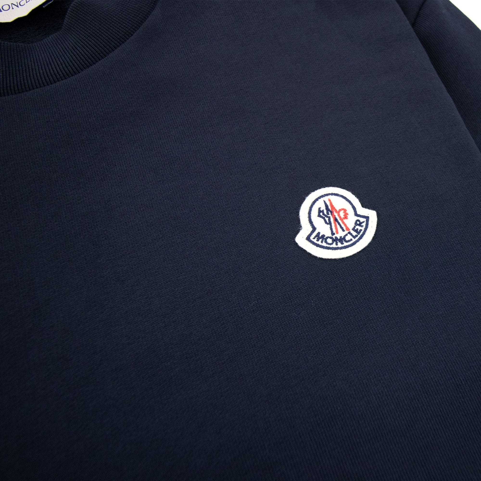 Moncler Logo Patch Sweatshirt Navy 778