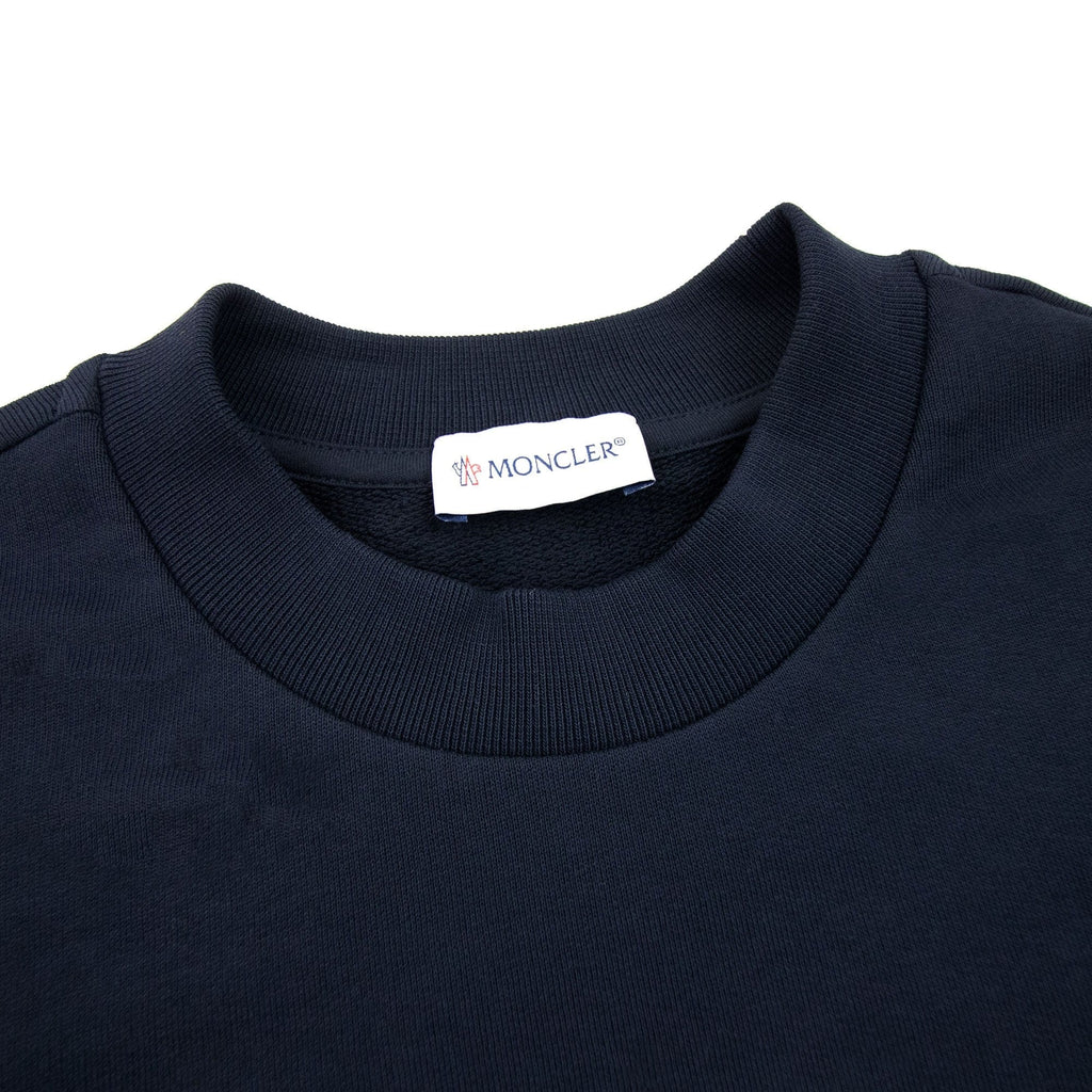 Moncler Logo Patch Sweatshirt Navy 778