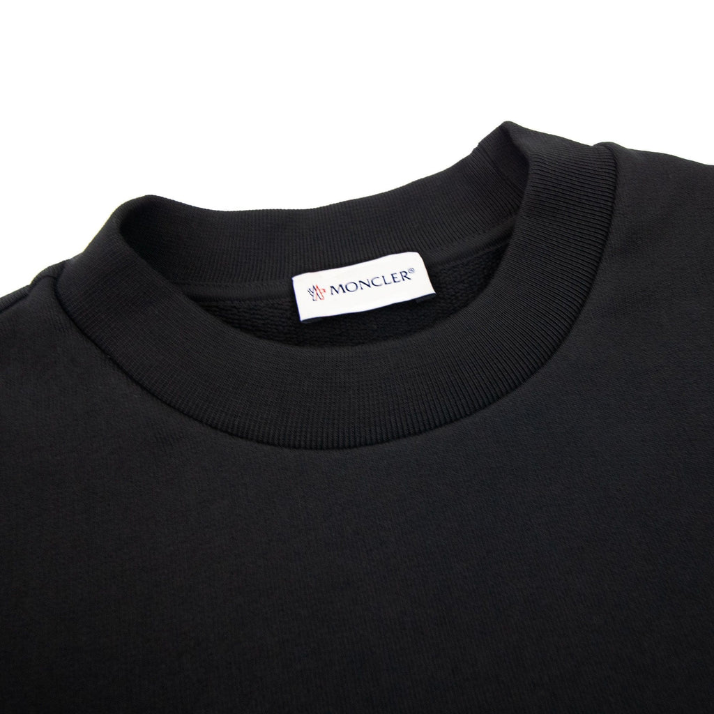 Moncler Logo Patch Sweatshirt Black 999