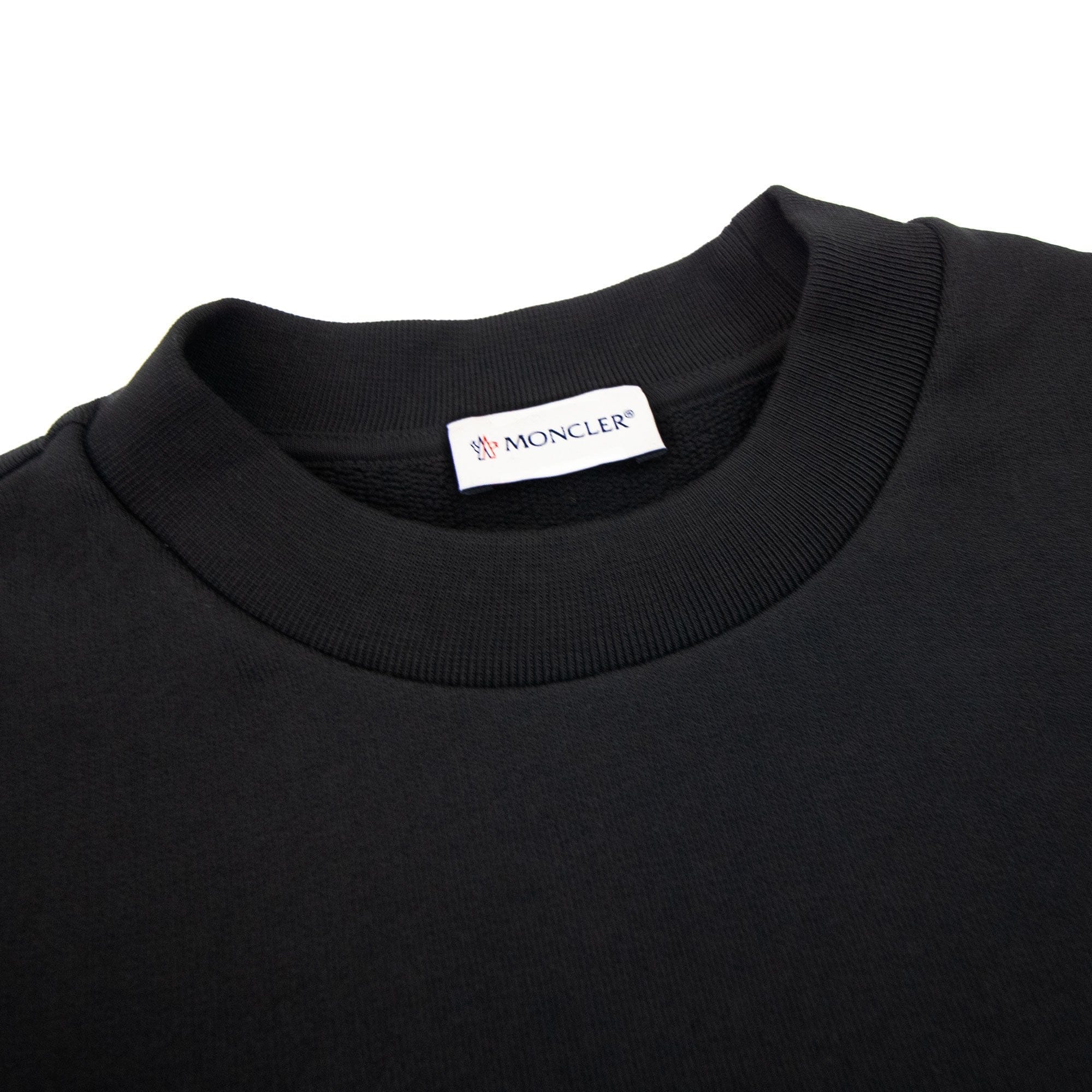 Moncler Logo Patch Sweatshirt Black 999