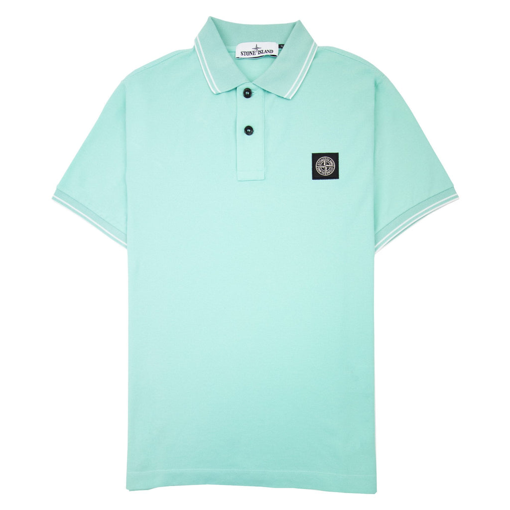 Stone Island 22s18 Slim Fit Polo Shirt Mint Green V0044