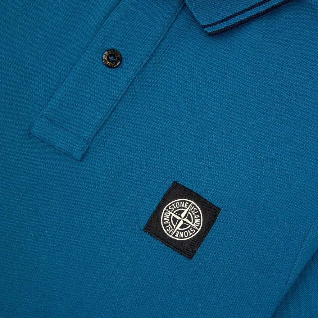 Stone Island Tip Polo Ss Blue V0023