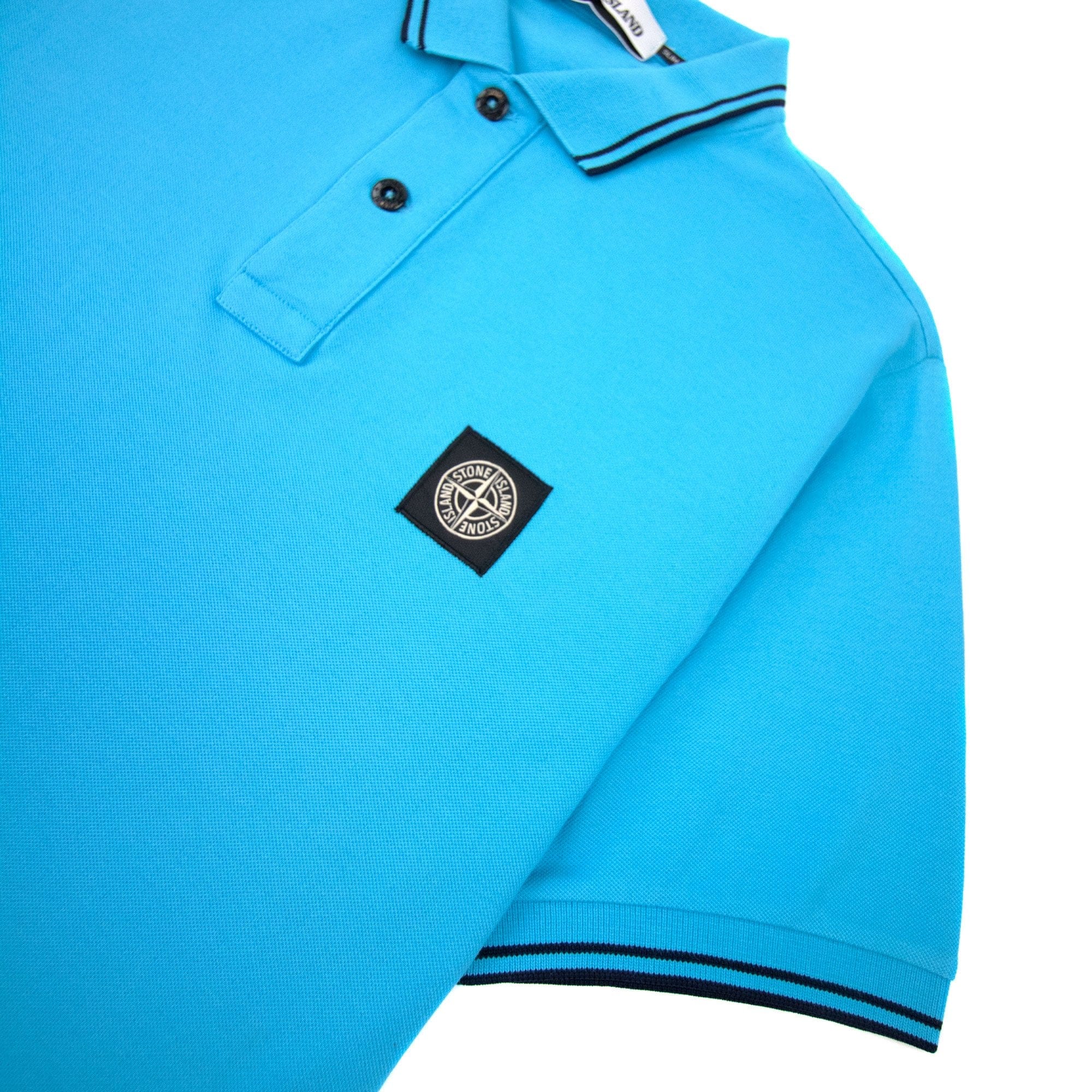 Stone Island Tip Polo Ss Turquoise V0042
