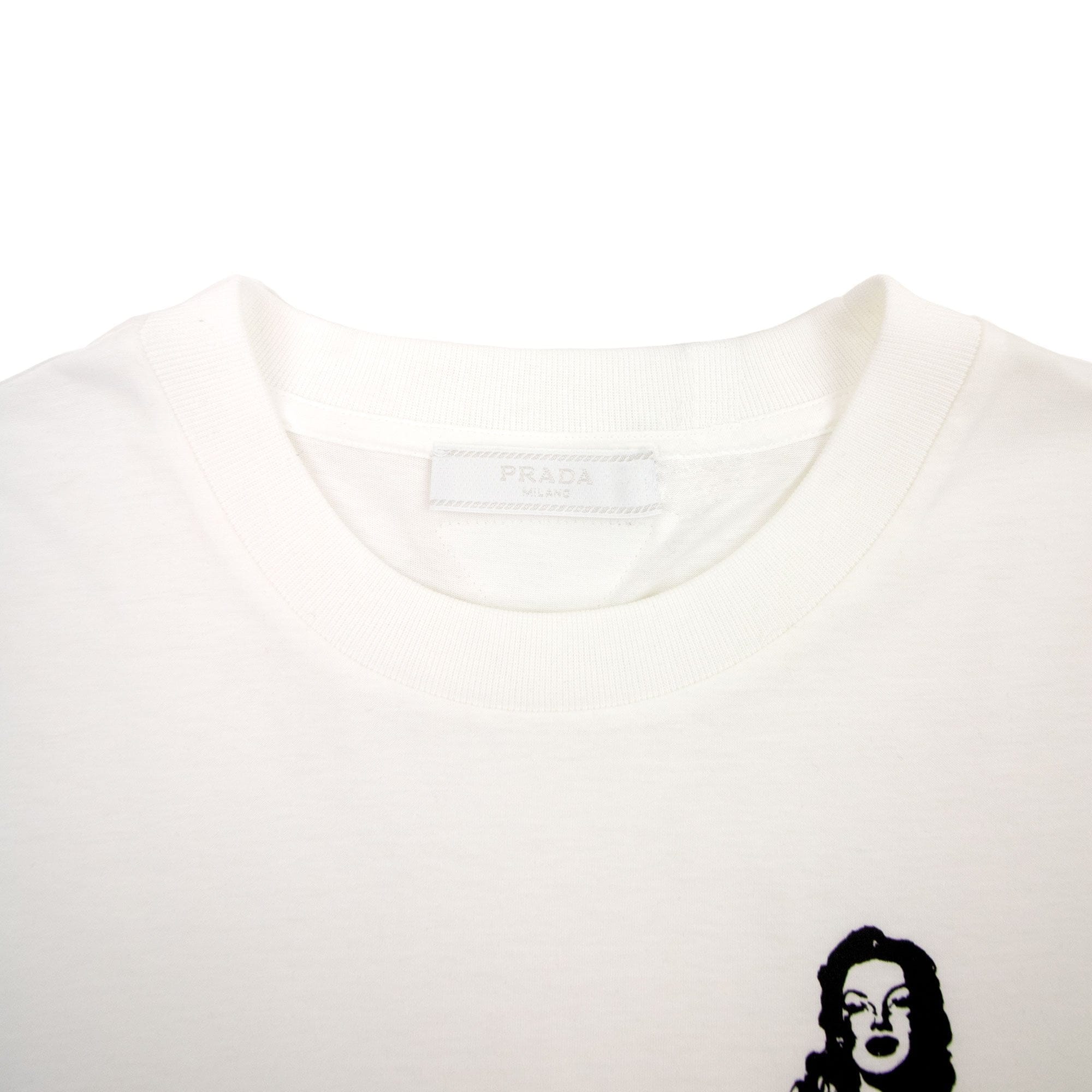 Prada Prada Mermaid Symbol T-shirt White