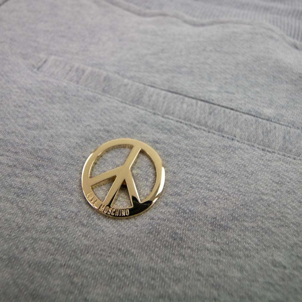 Love Moschino Metal Peace Bottoms Light Grey