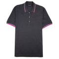 Dolce & Gabbana Twin Tipped Short Sleeve Polo Dark Grey