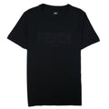 Fendi Fendi Roma Logo Tee Black
