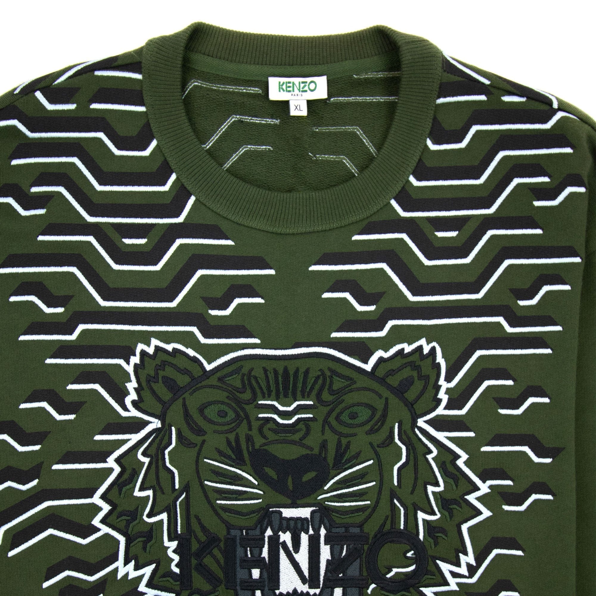Kenzo Tiger Tail Sweat Khaki